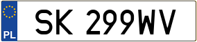 Truck License Plate